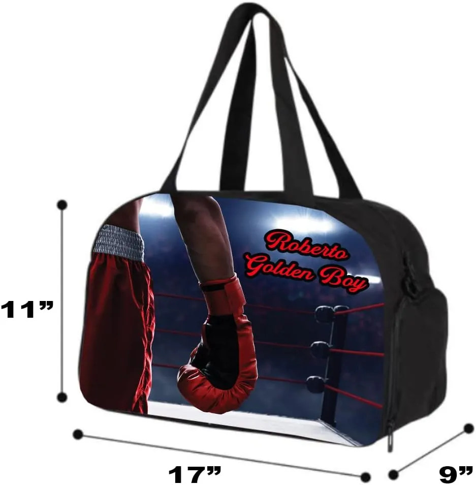 Sport Gym Duffel Bag Personalized Customized - Boxing Ring