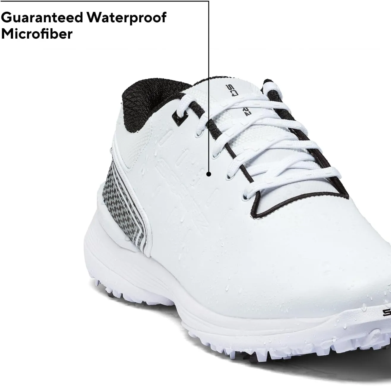 SQAIRZ Speed ProS2 Men's Athletic Golf Shoes, Designed for Balance & Performance, Replaceable Spikes, Waterproof