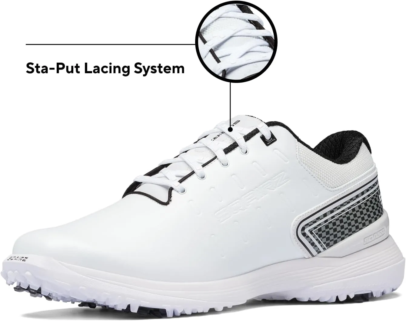SQAIRZ Speed ProS2 Men's Athletic Golf Shoes, Designed for Balance & Performance, Replaceable Spikes, Waterproof