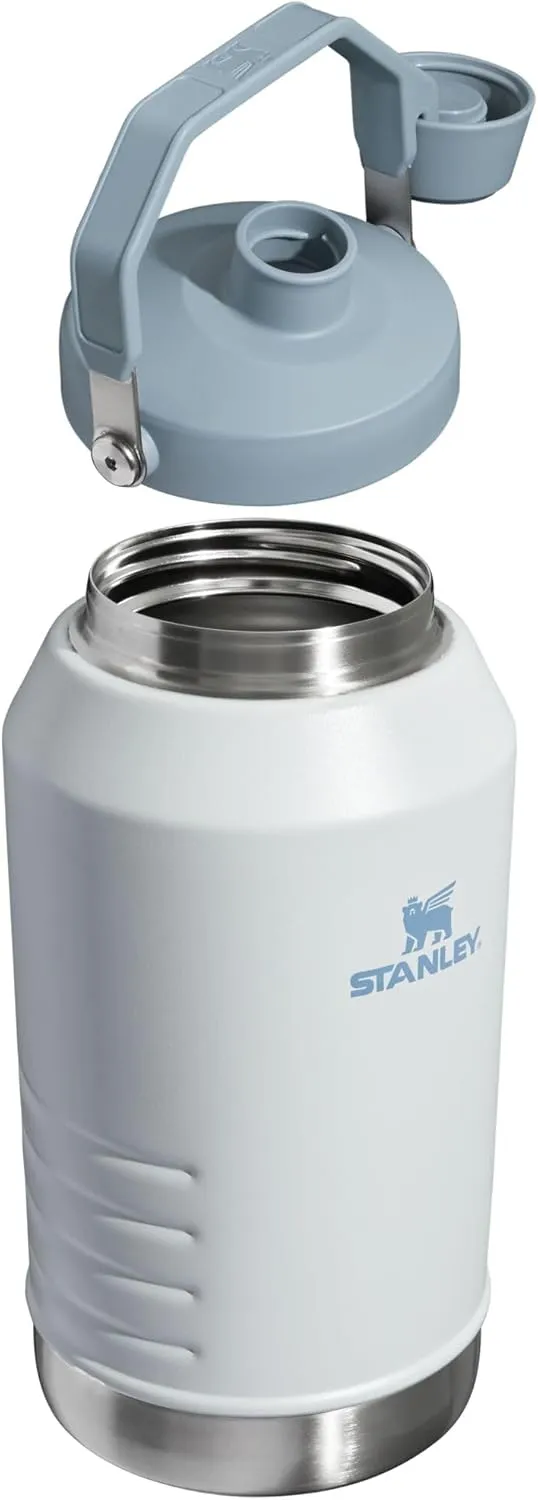 Stanley IceFlow Fast Flow Jug with Handle 96 oz | Twist On Angled Spout Lid | Leakproof for Travel and Sports | Insulated Stainless Steel | BPA-Free | Fog