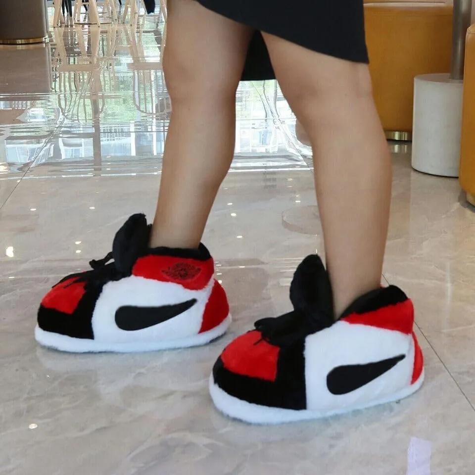 Stardust Gemstones Fluffy Warm Home Shoes for Men and Women Sneaker Slippers Comfy Kicks Winter Warm Plush Slippers Fleece Lined Sneakers Anti-skid Rubber Sole Fluffy Shoes