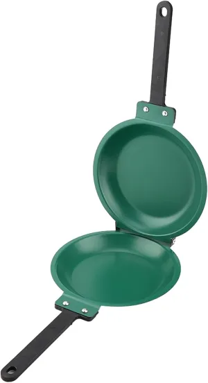 Steel Double Sided Pan, Pancake Maker, Nonstick Easy to Flip Pan, Frying Pan for Pancakes, Omelets, Frittatas & More! Pancake Pan Dishwasher