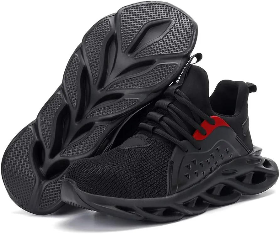 Steel Toe Safety Shoes for Men Women Work Sneakers Breathable Lightweight Industrial & Construction Shoe