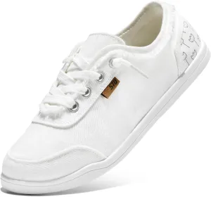 STQ Women Slip On Shoeswith Orthopedic Insole Low Top Classic Fashion Canvas Sneakers | Plantar Fasciitis Shoes