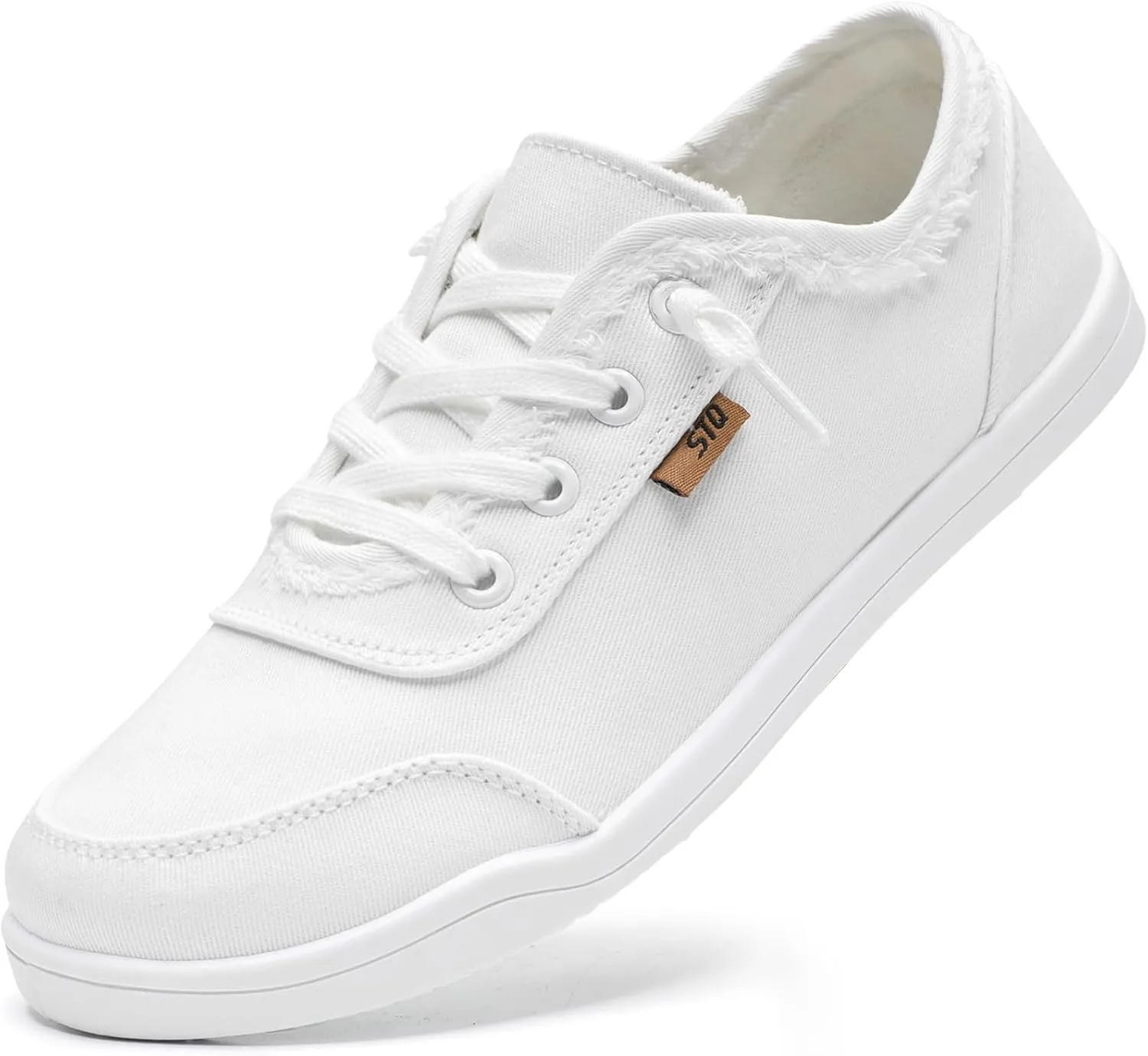 STQ Women Slip On Shoeswith Orthopedic Insole Low Top Classic Fashion Canvas Sneakers | Plantar Fasciitis Shoes