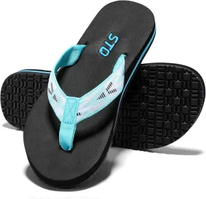 STQ Womens Quick Dry Flip Flops丨Arch Support Thong Sandals