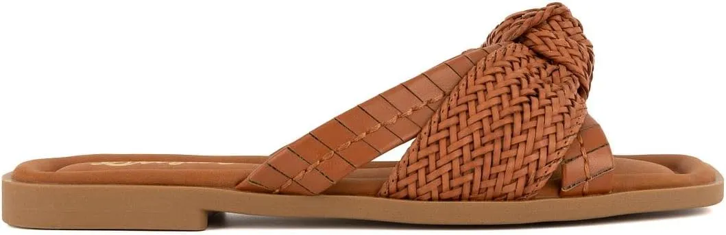 Sugar Women's Slide Sandals – Stylish Slip-On Flats for Casual, Dressy, Beach, or Pool Wear