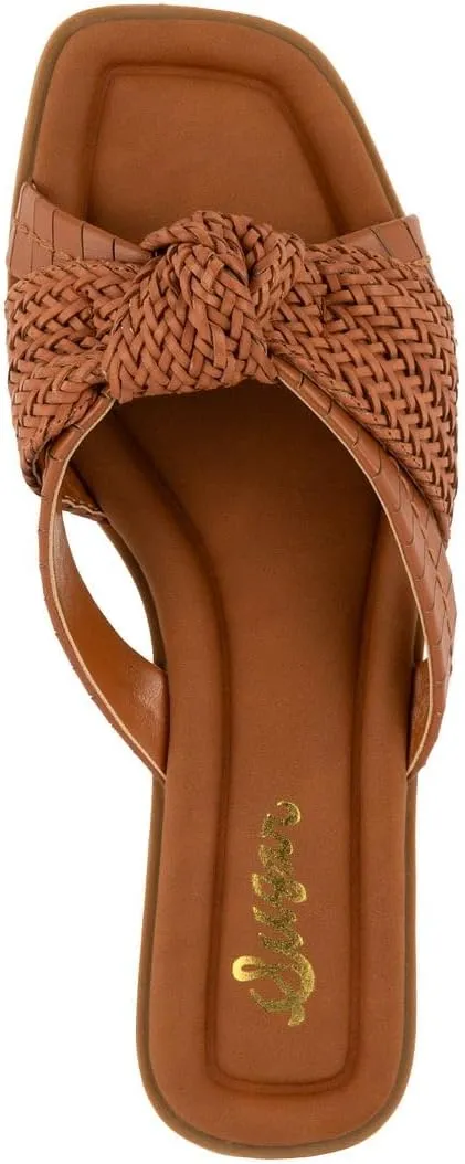 Sugar Women's Slide Sandals – Stylish Slip-On Flats for Casual, Dressy, Beach, or Pool Wear