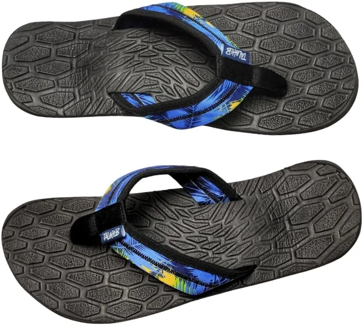 Talahib Tough Mens All Terrain Flipflops Durable Recycled Tire Outsole Slippers