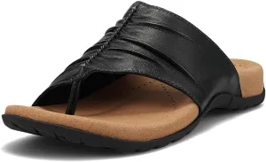 Taos Gift 2 Women's Sandal - Elevate Your Style with A Classic Open Back Toe-Post Design - Premium Comfort with Arch Support and Cooling Gel Padding for All Day Wearability