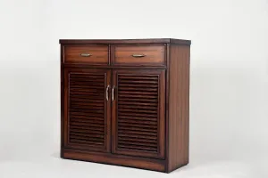 Teak Wood Meenakshi Cabinet Shoe Rack