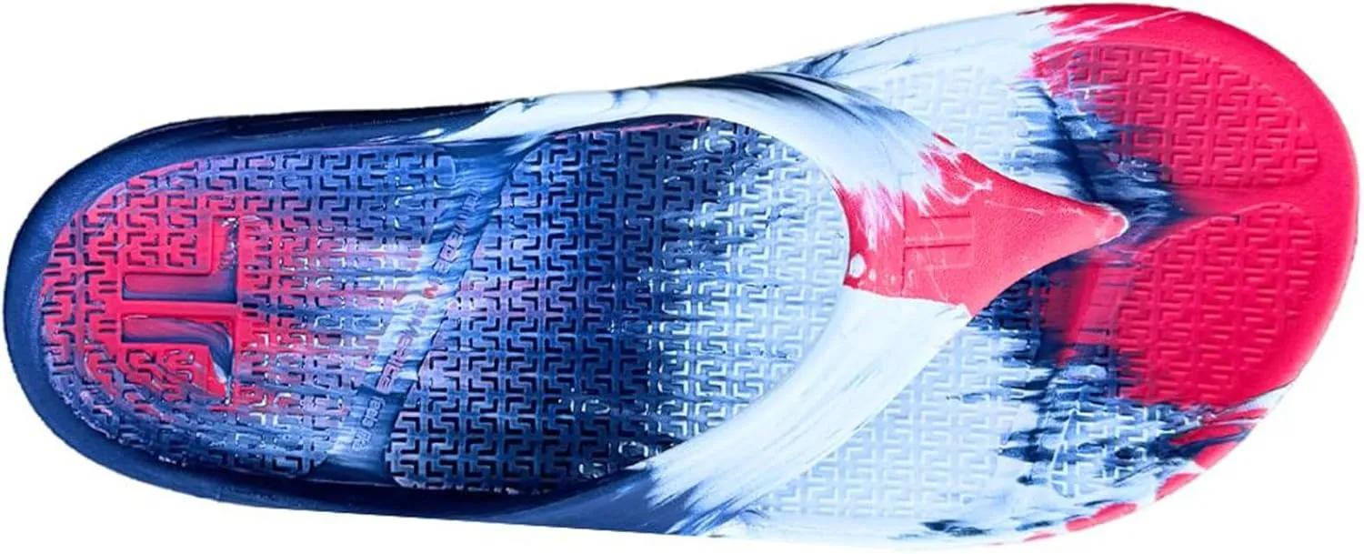 TELIC Unisex Energy Made in USA Pillow-Soft, Supportive, Lightweight, Waterproof Arch Support Flip Flops for Beach & Pool