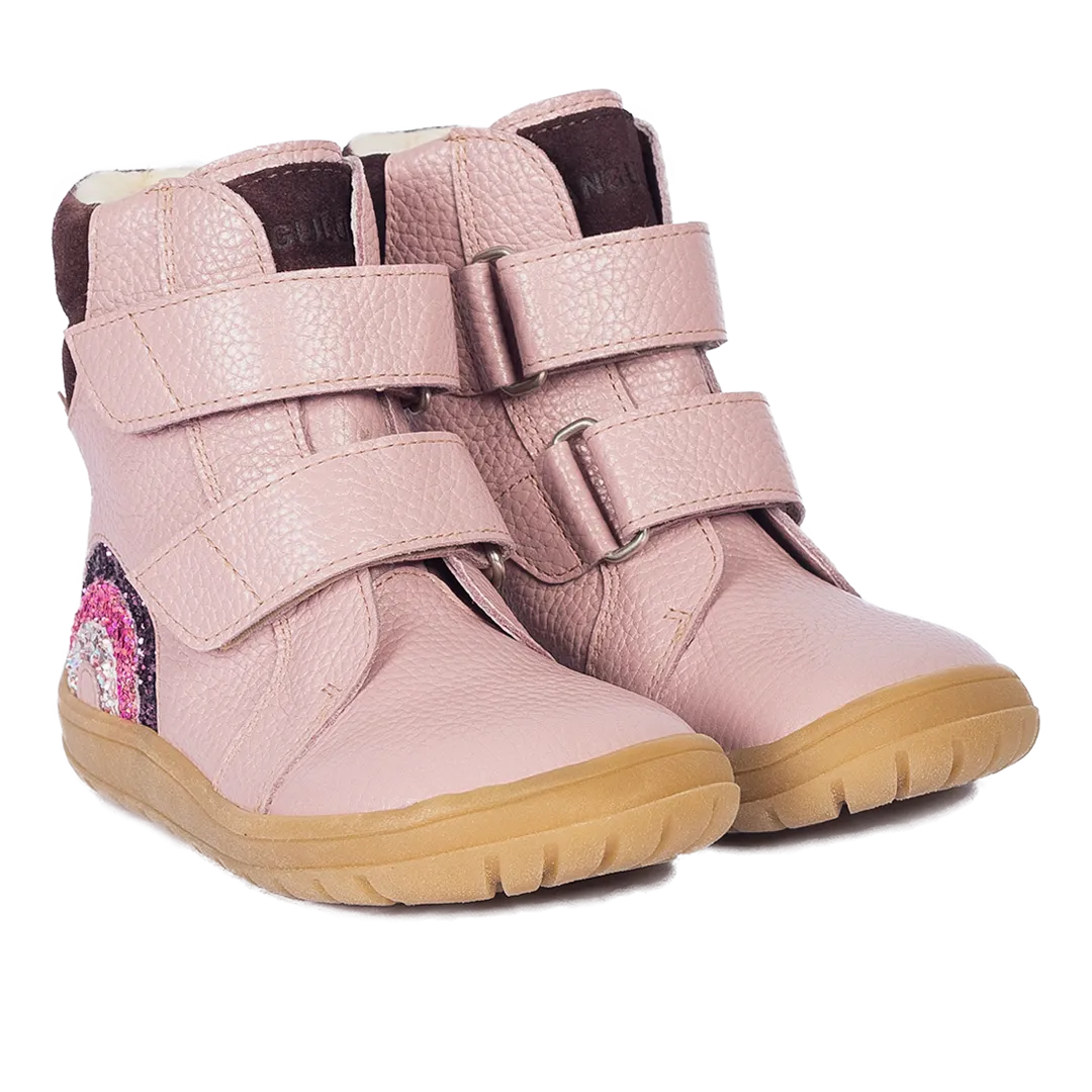 TEX-boot with sparkling glitter rainbow