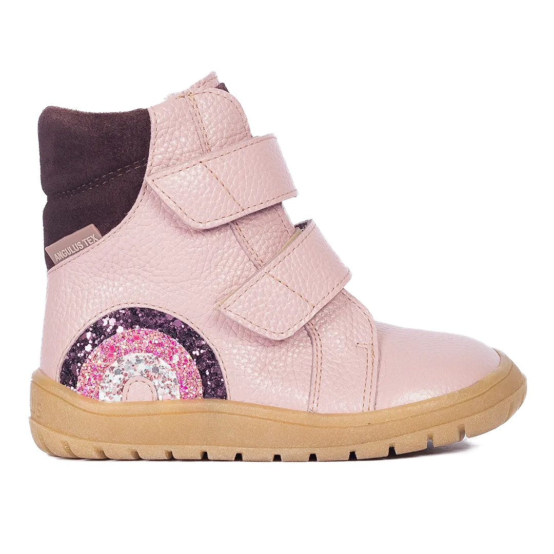 TEX-boot with sparkling glitter rainbow