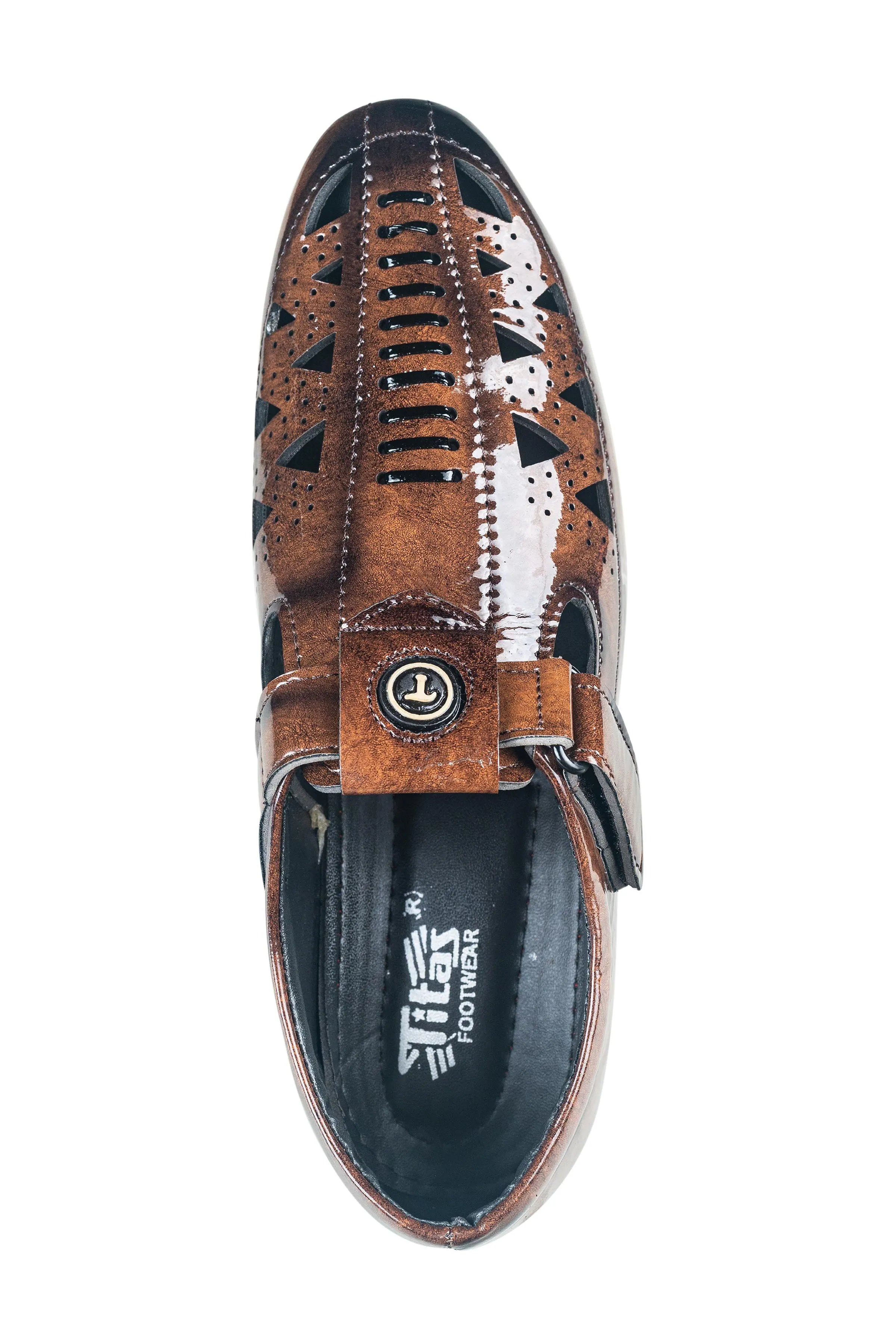 Titas Boys Tan Casual Shoe