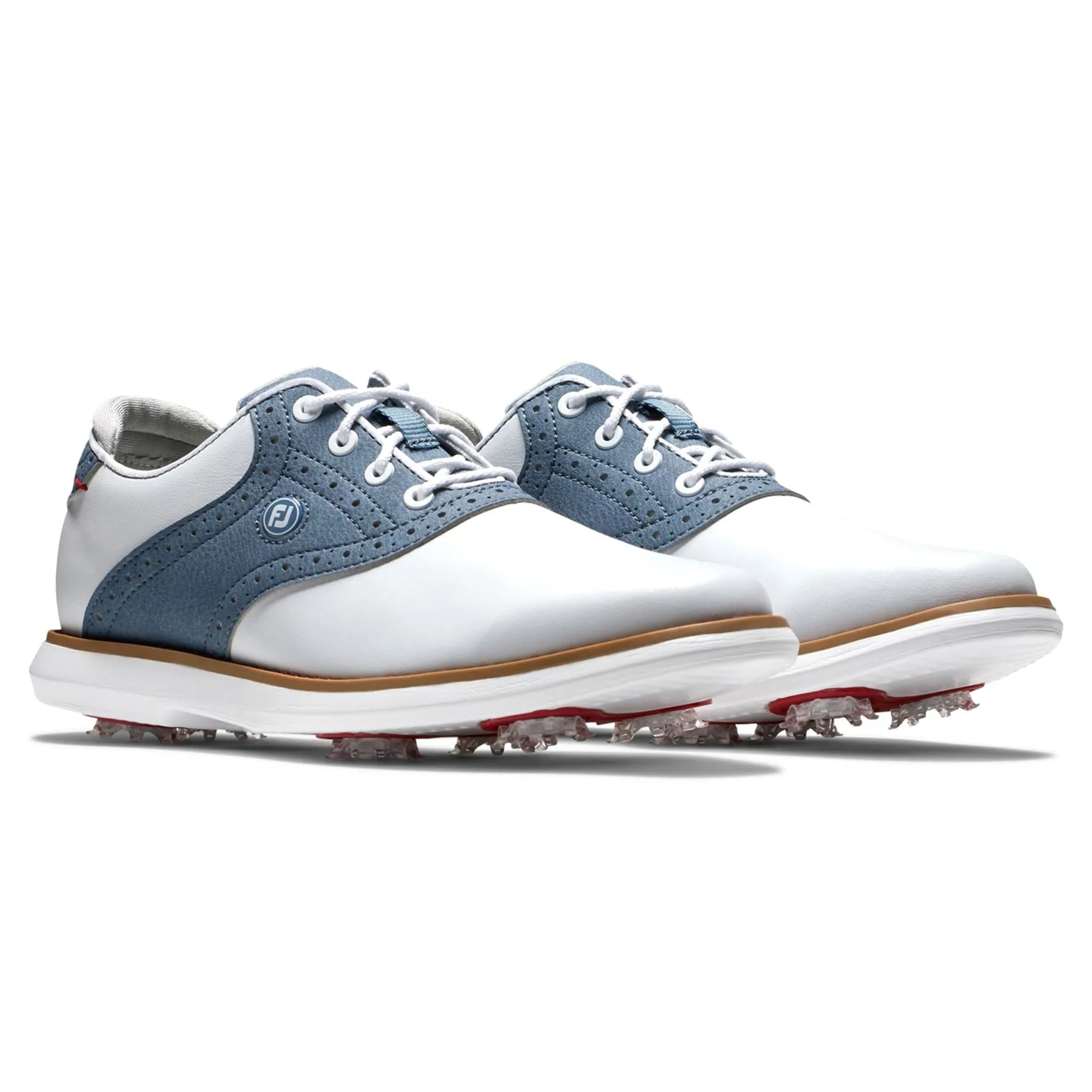 Traditions Cleated Laced White/Blue/White