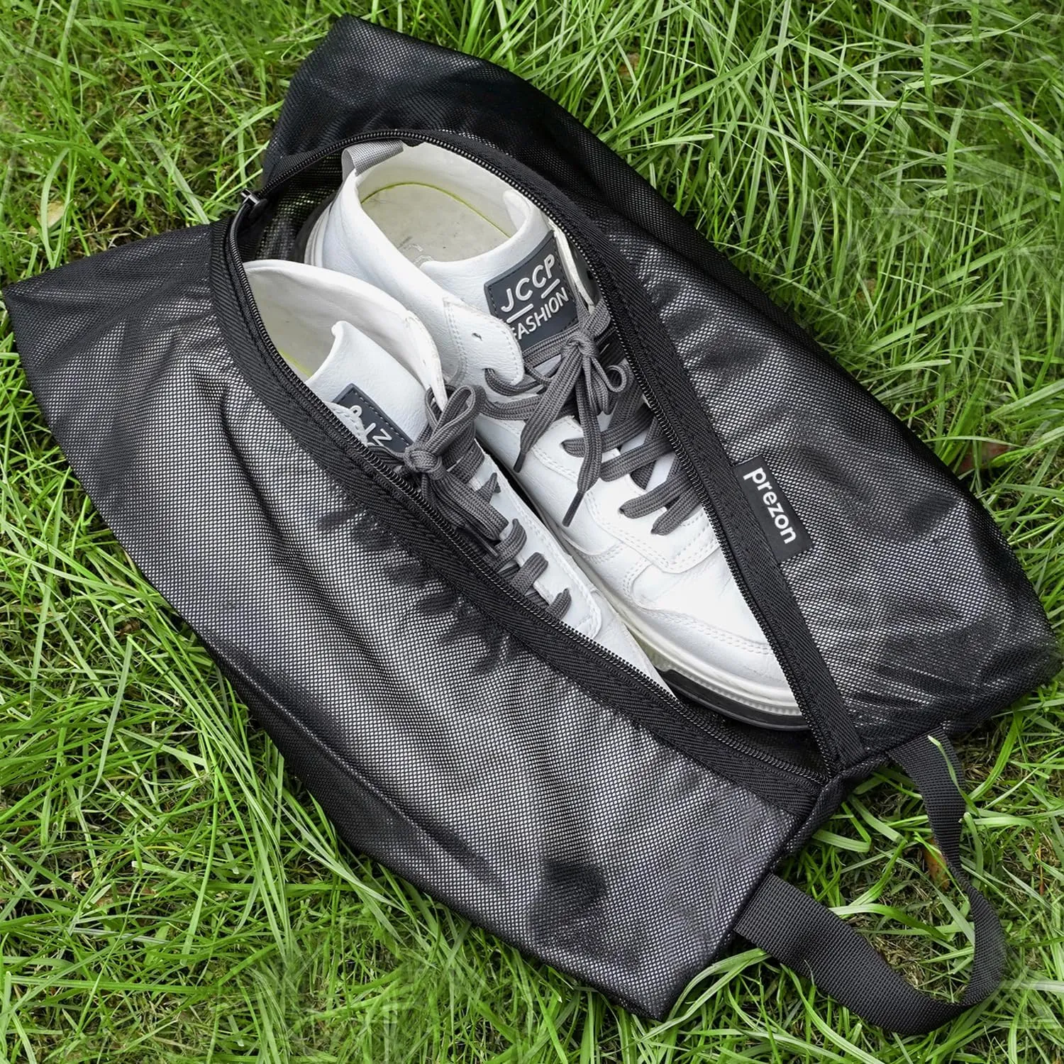 Travel Shoe Bags, Water Resistant TPU Mesh, Sturdy YKK Zipper, Shoes Storage Bag, Shoes Packing Organizer, Unisex Shoe Pouch for Travel or Home Storage