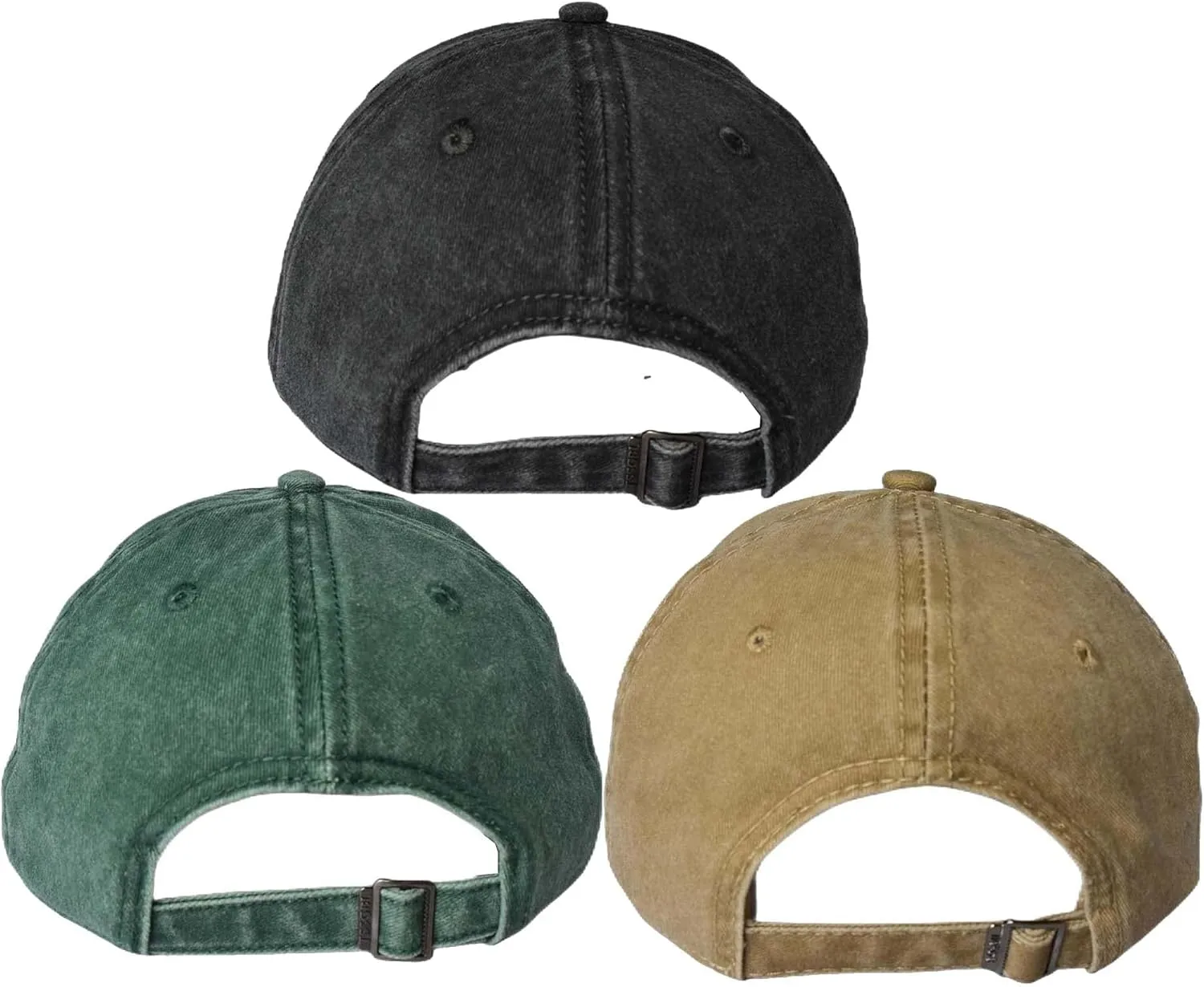 TSSGBL Vintage Cotton Washed Baseball Caps Unstructured Low Profile Adjustable Distressed Dad Hat for Men Women S-M-L-XXL
