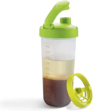 Tupperware Quick Shake Shaker Blender 20 oz Capacity in Green