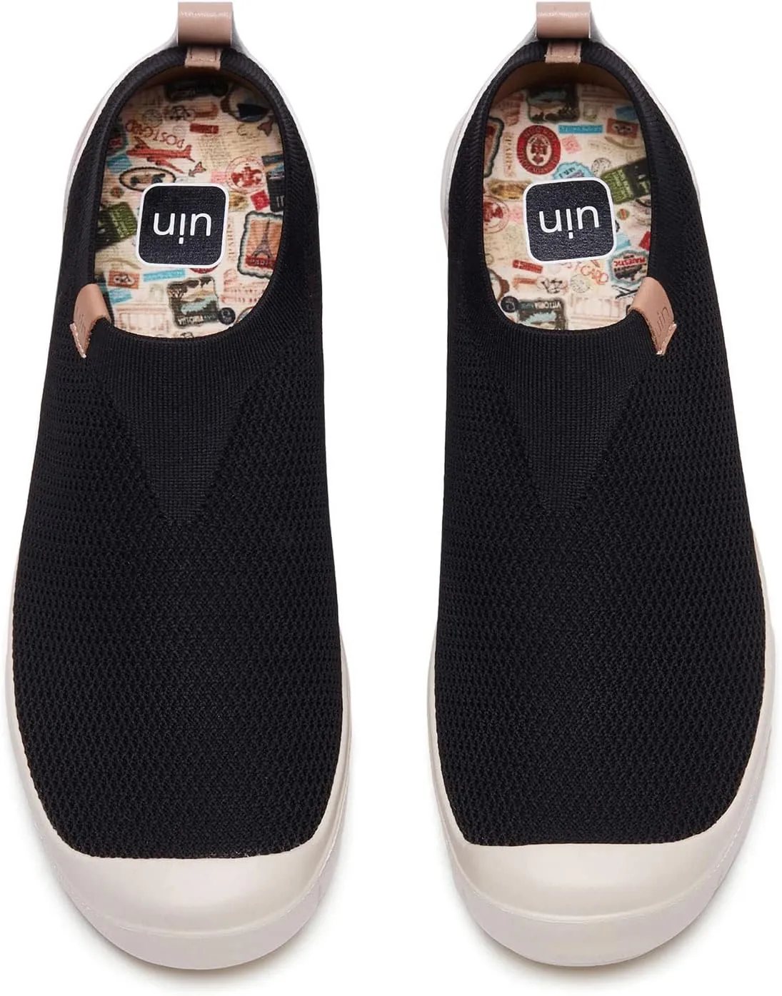UIN Men's Fashion Sneakers Lightweight Walking Casual Slip Ons Comfortable Canvas Art Painted Travel Shoes Cadiz
