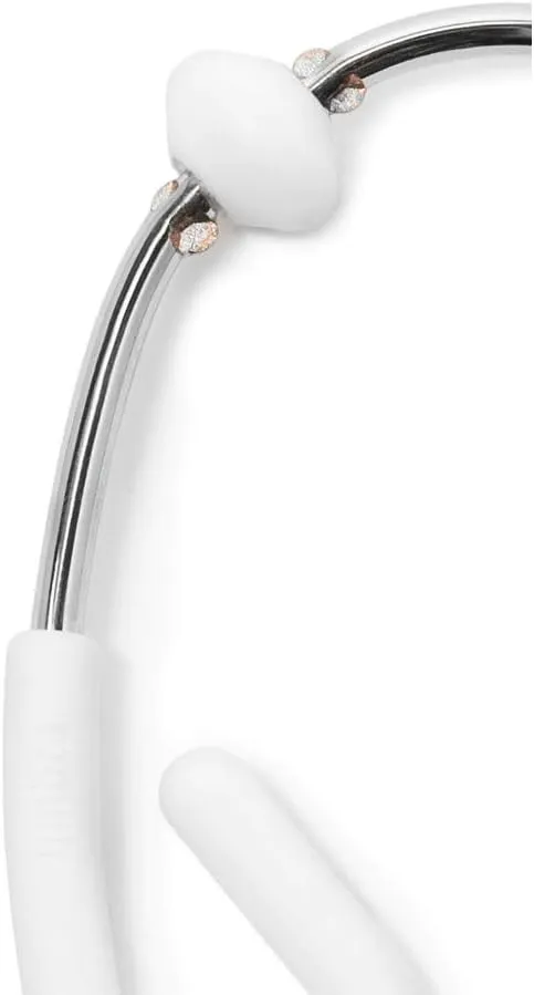 Umbra 1013172-666 , White/Chrome Flex Double Shower Rings, Set of 12,2" x 3"