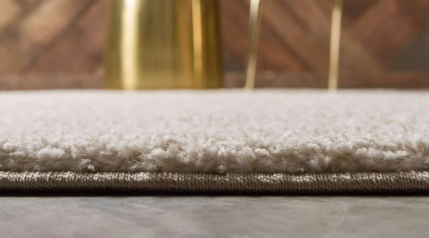 Unique Loom Solo Collection Area Rug - Calabasas (2' 2" x 6' 7" Runner, Ivory)