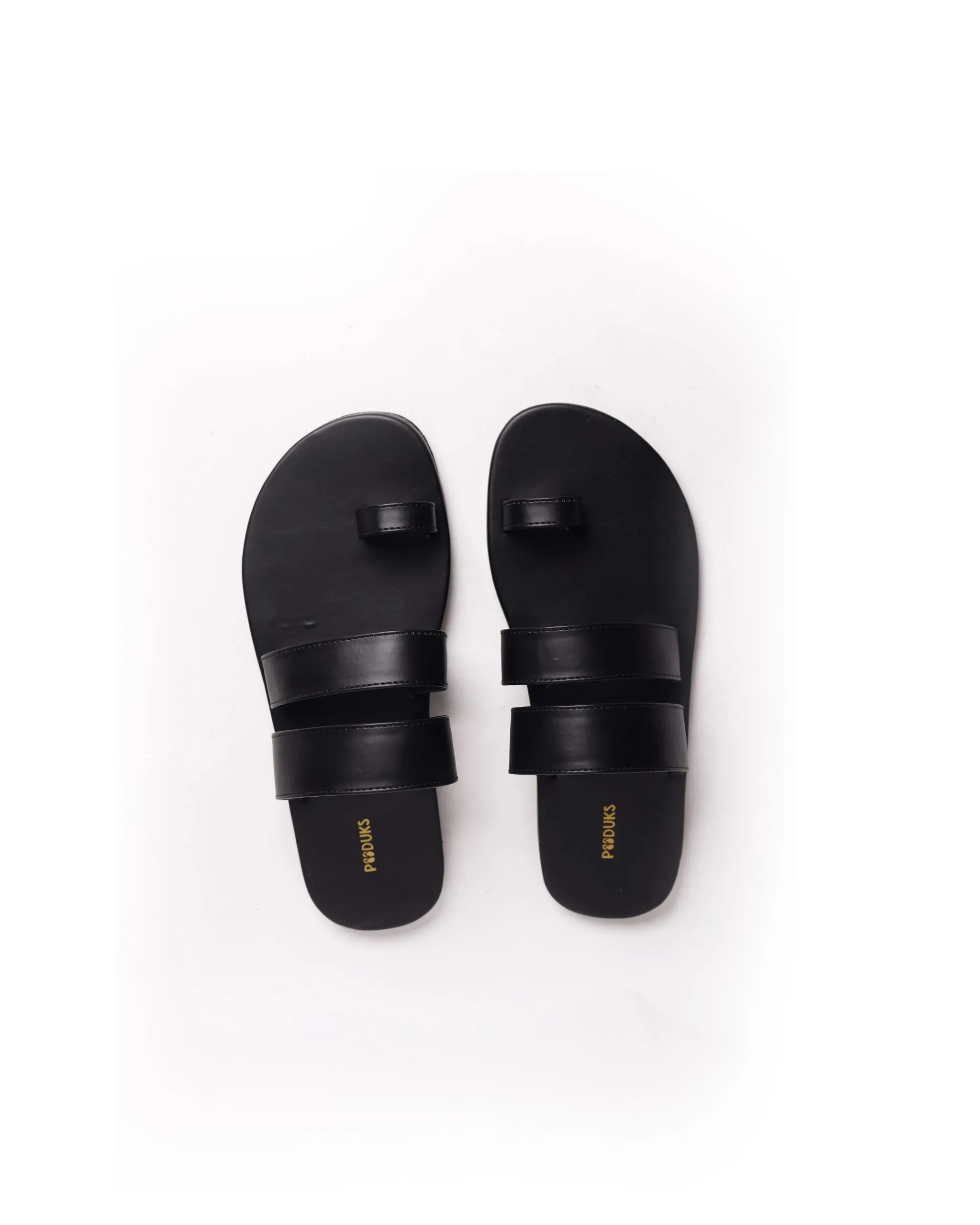 Uri Black | Versatile Casual Flats for Men
