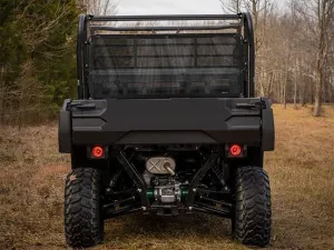 UTV Rear Dust Screen for Kawasaki Mule (Black)
