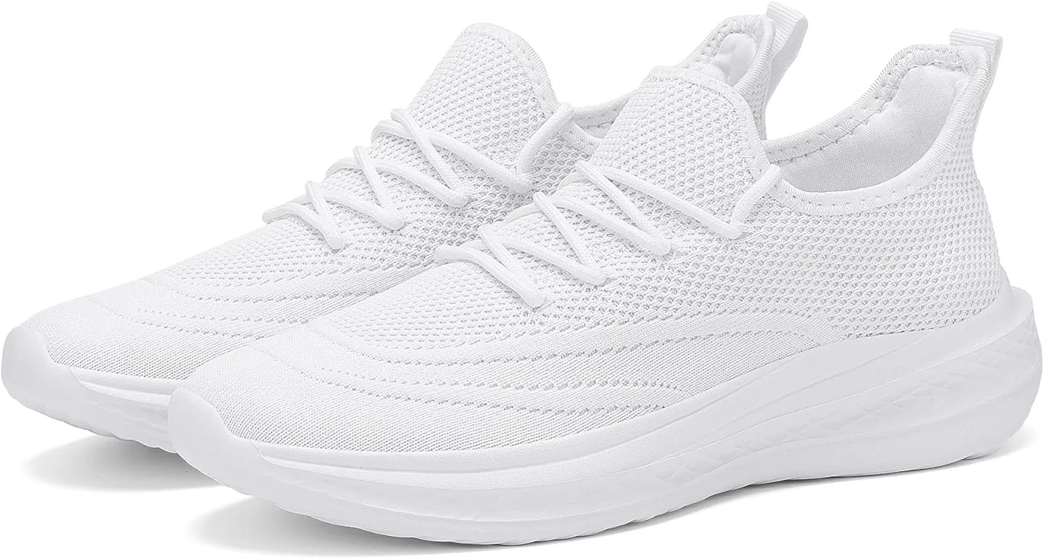 VAMJAM Men's Running Shoes Slip On Walking Shoes Non Slip Lightweight Workout Breathable Gym Sneakers Fashion Mesh Sneakers