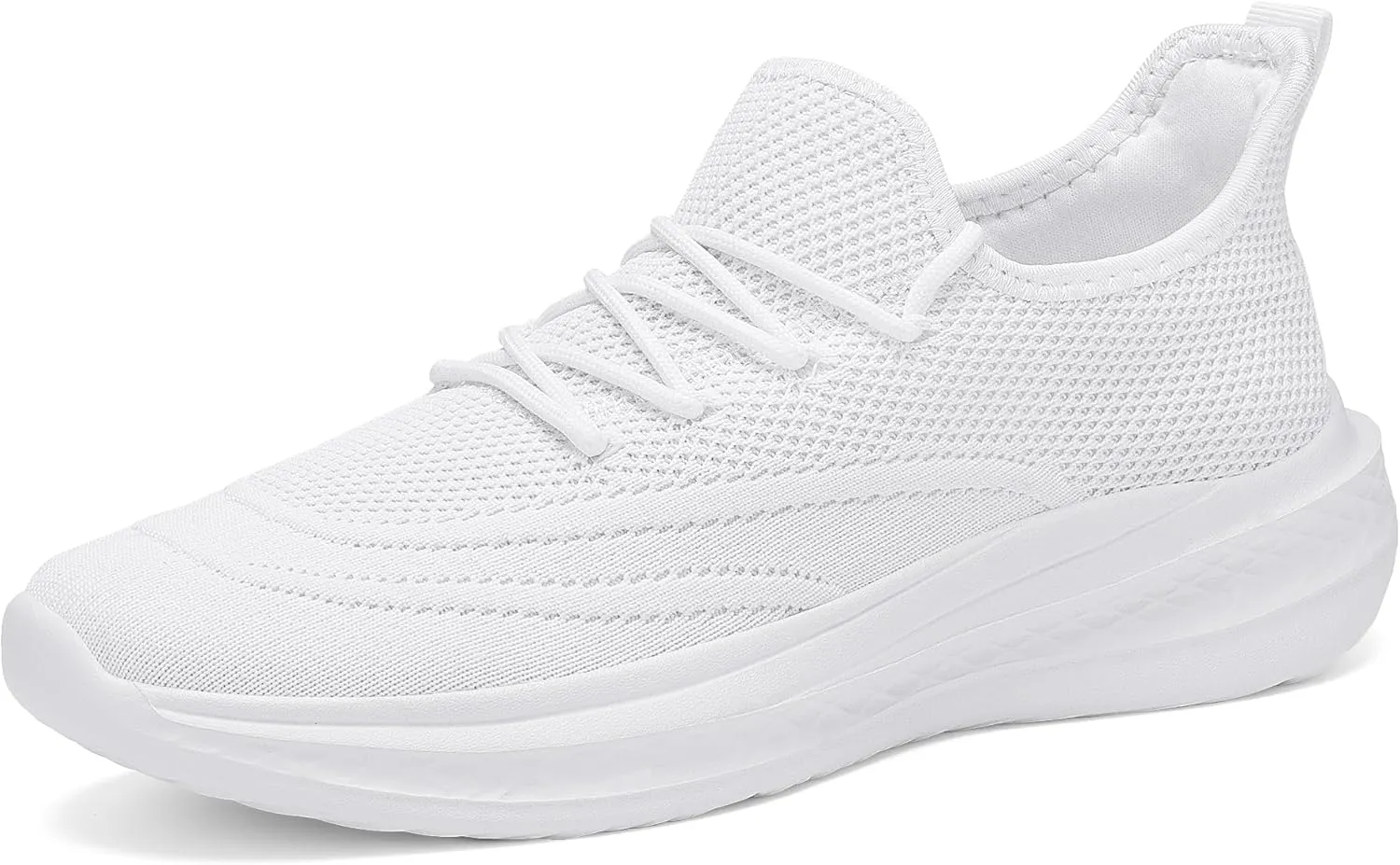 VAMJAM Men's Running Shoes Slip On Walking Shoes Non Slip Lightweight Workout Breathable Gym Sneakers Fashion Mesh Sneakers