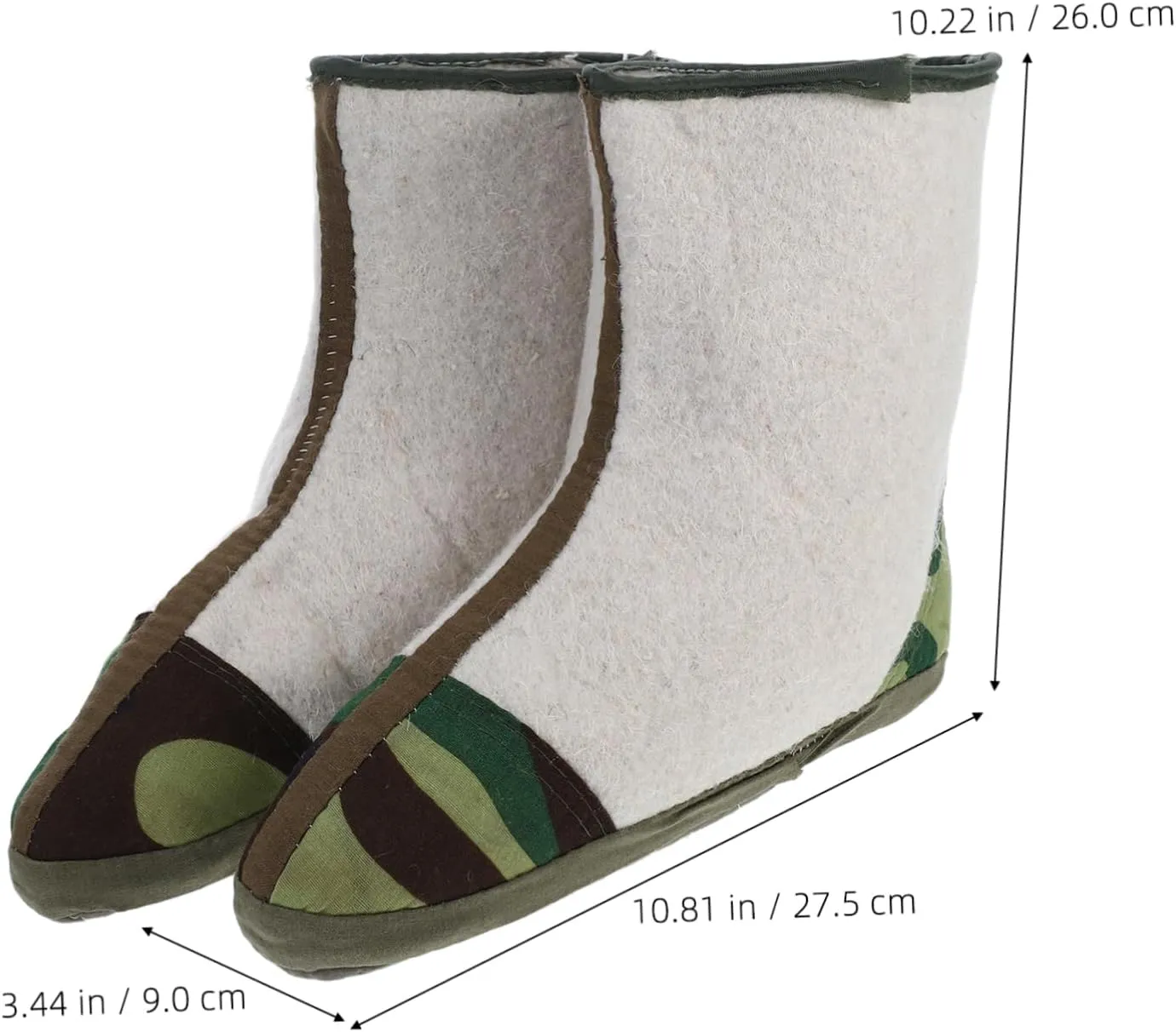 VANZACK Warm Boot Liner Socks Men Heavy Socks Winter Thermal Rain Boots Cold Weather Protection