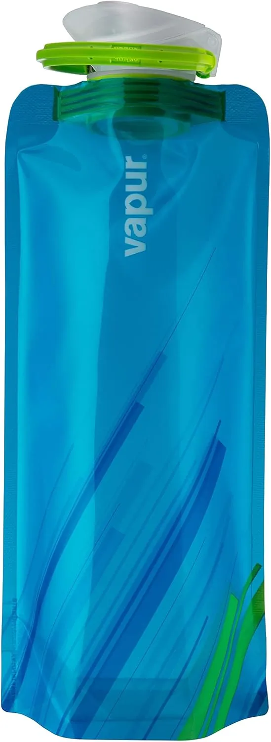 Vapur Flexible, Collapsible Wide Mouth Anti-Bottle with Detachable Carabiner, 23 Ounce