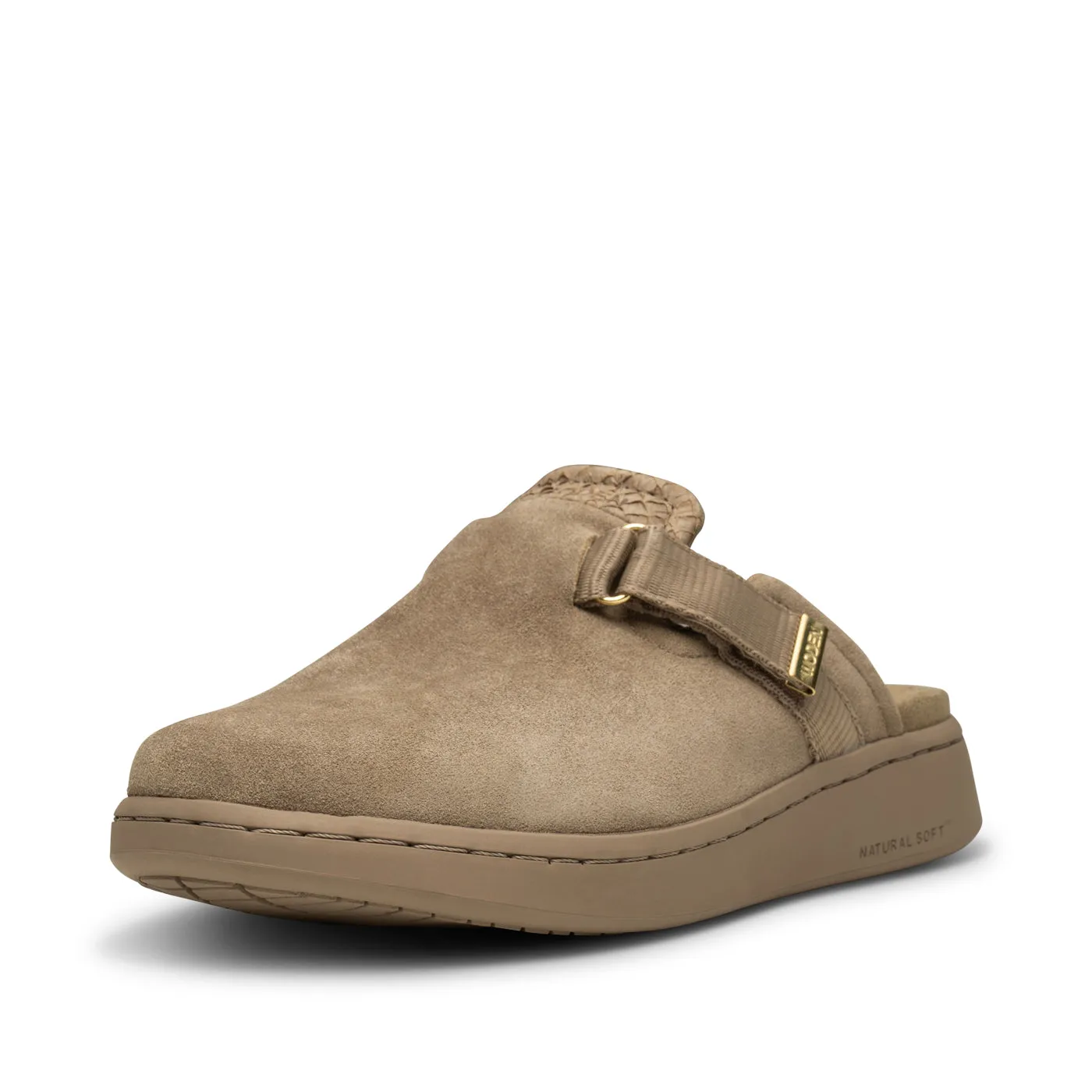 Vega Clog Suede - Silver Mink