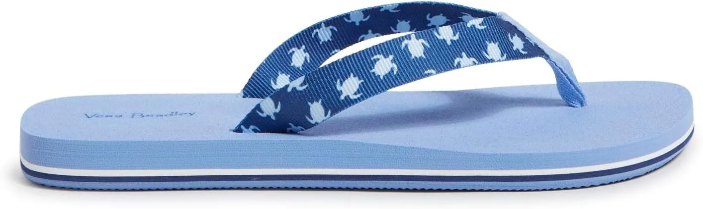 Vera Bradley Women's Webbing Strap Flip Flops