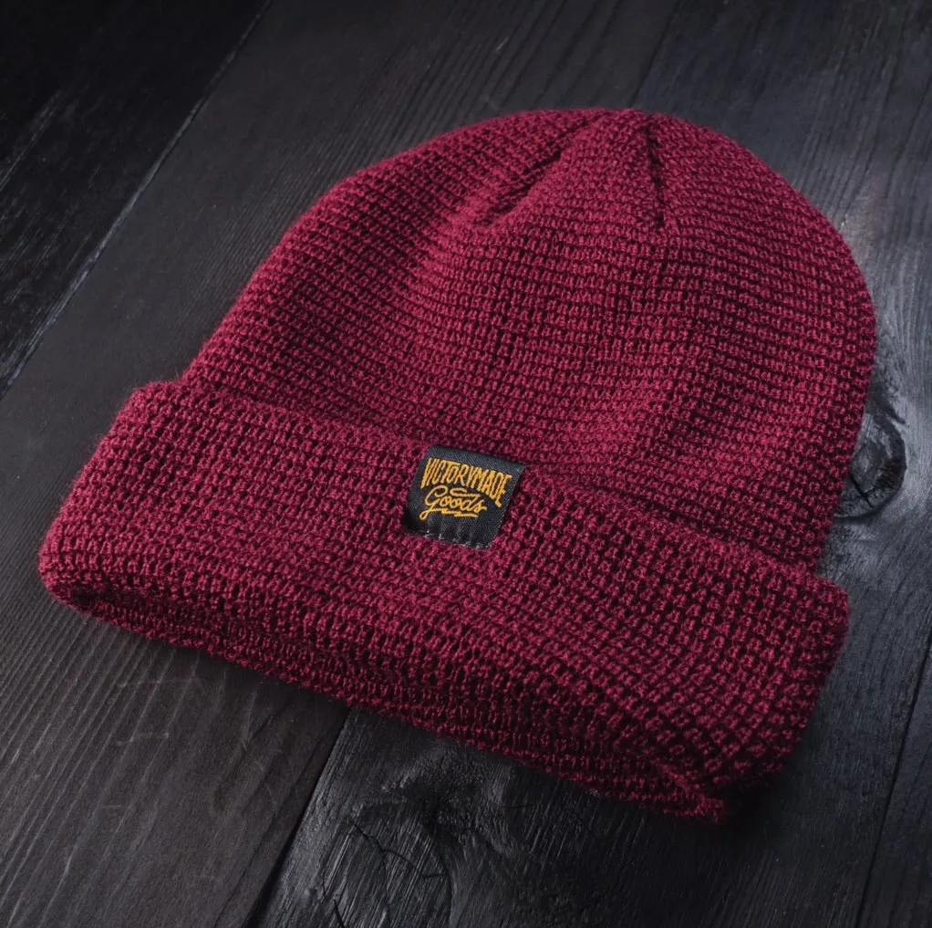 VMG FLAGSHIP BEANIE - BURGUNDY