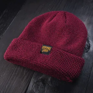 VMG FLAGSHIP BEANIE - BURGUNDY