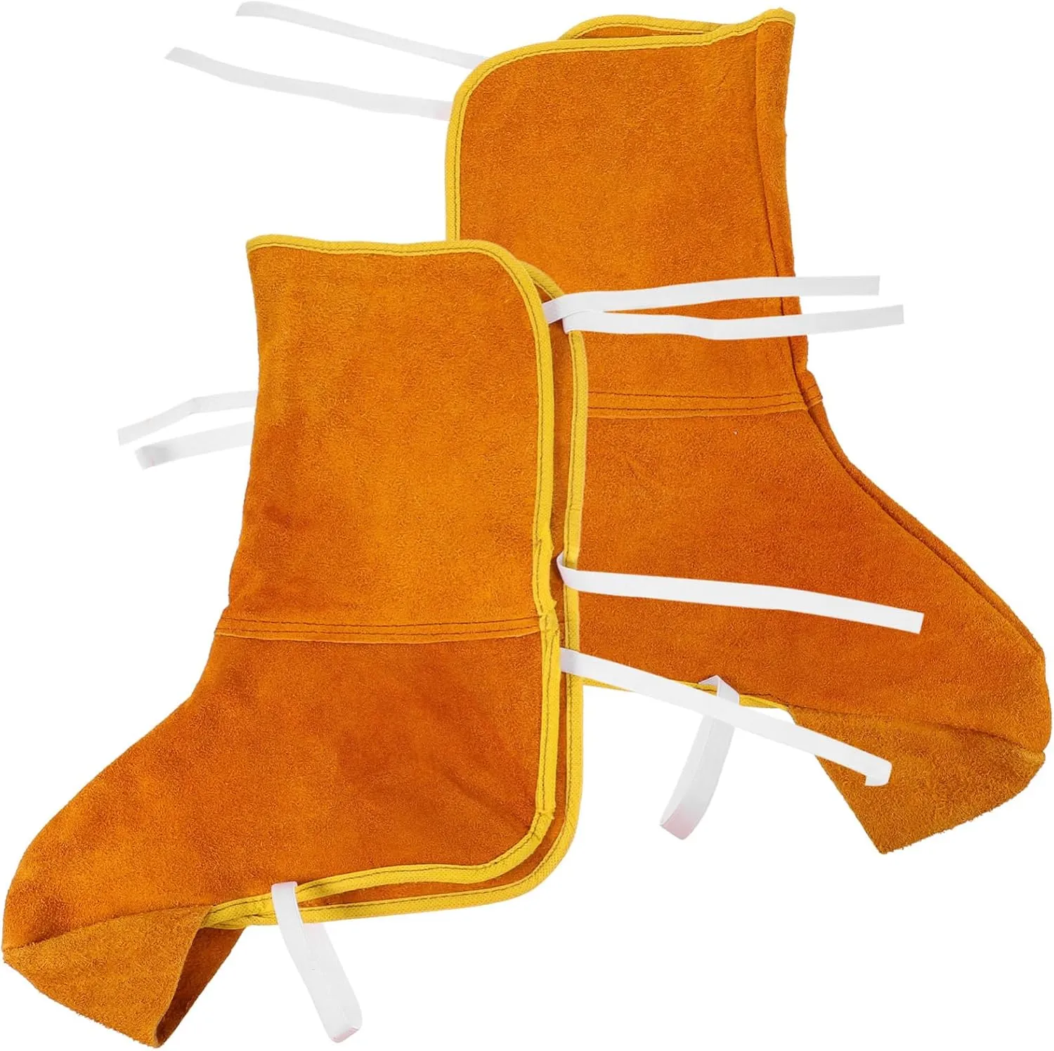 VOSAREA 2Pcs Welding Boot Protectors Welders Shoe Covers Lightweight Insulated Wear Resistant Foot Covers for Men Practical Safety Shoe Guards for Welding