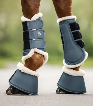 Waldhausen Dressage Boots Pegasus Fur Chalk Blue - Clearances