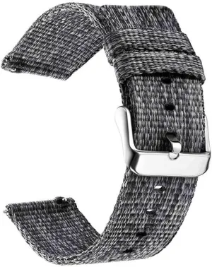 Watch Strap 22mm 20mm Nylon Watch Strap 22mm Quick Release Watchband 18mm 20mm(Gray,18mm)