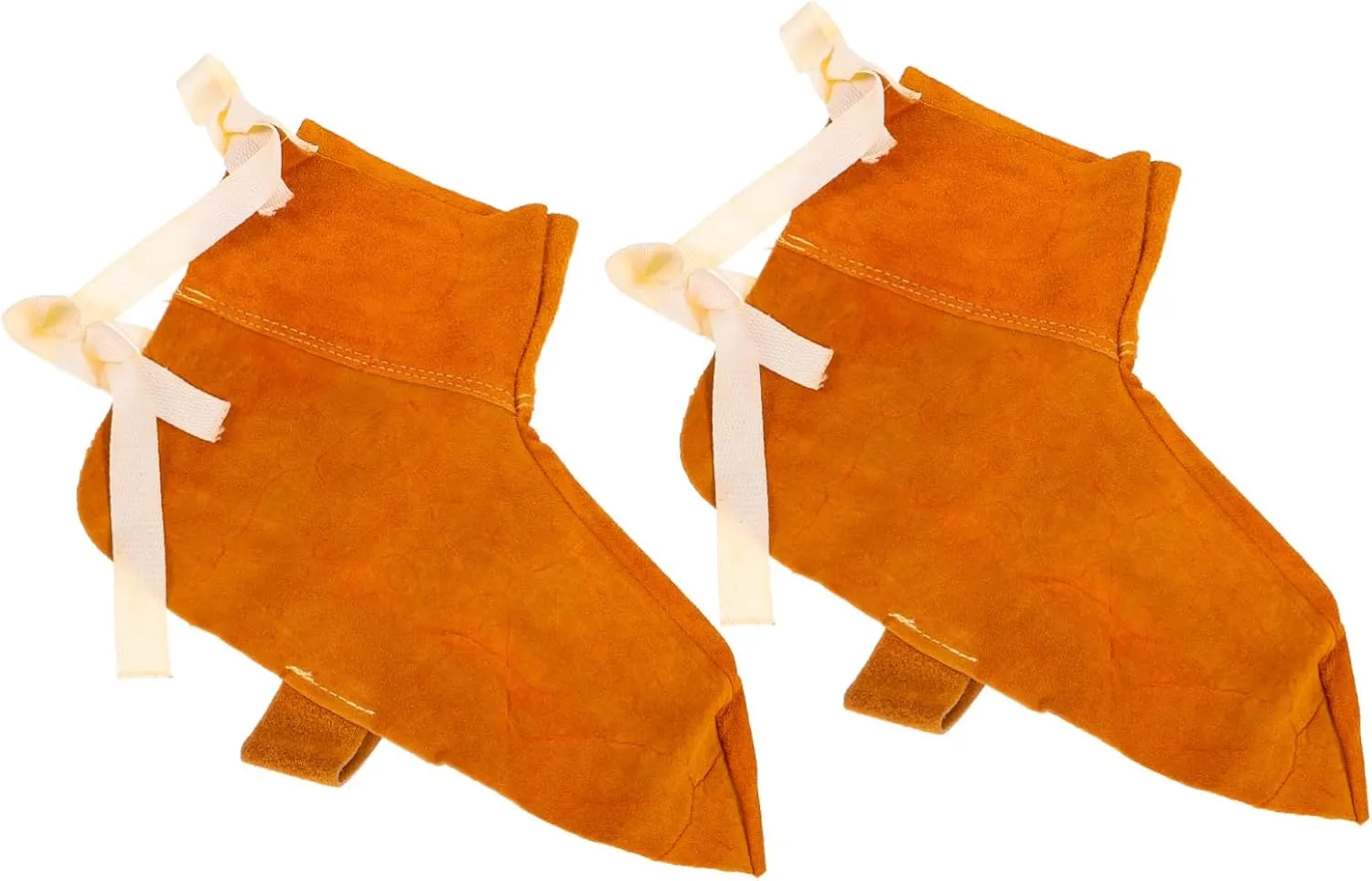 Welding Boot Toe Protector Double-layer Cowhide Shoe Cover Protective Work Boot Spats Random