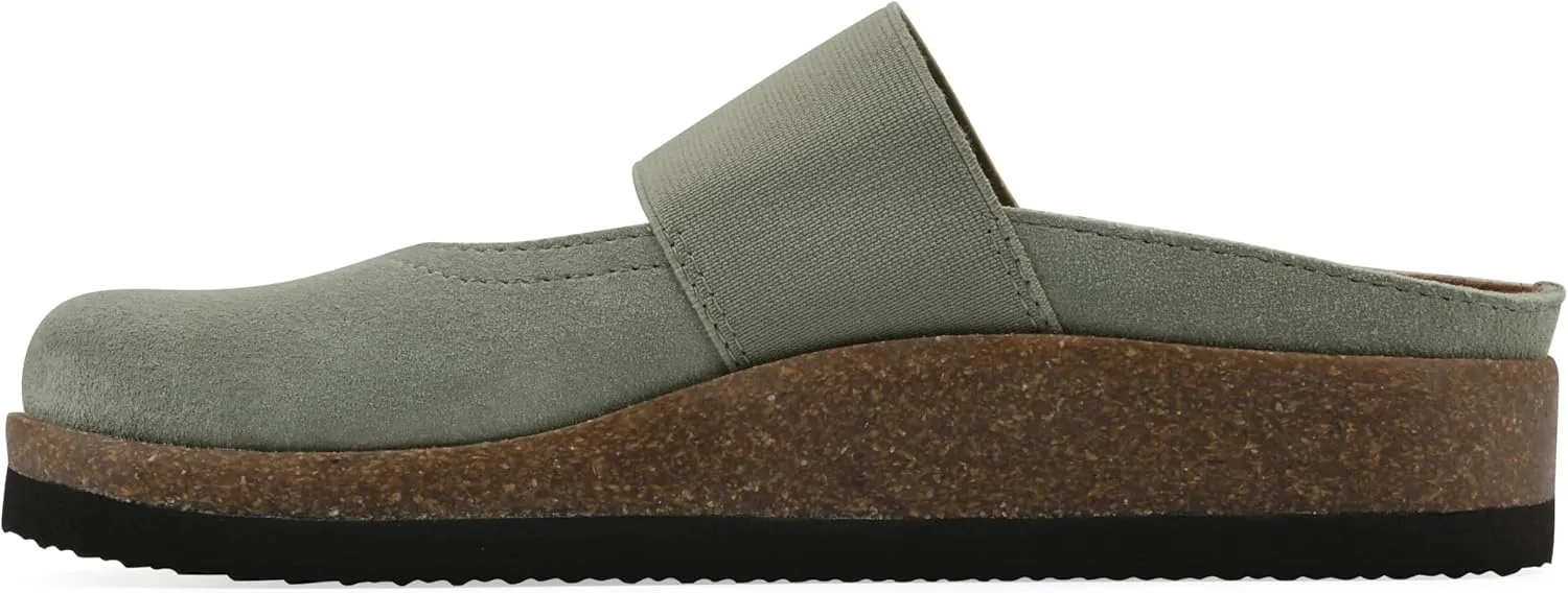 WHITE MOUNTAIN Women's Bassi Keyhole Signature Comfort-Molded Footbed Mule