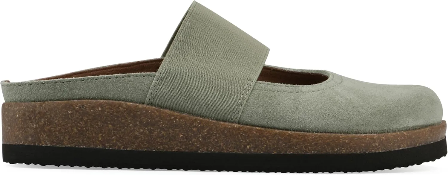 WHITE MOUNTAIN Women's Bassi Keyhole Signature Comfort-Molded Footbed Mule