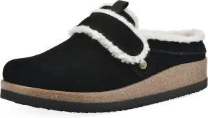 WHITE MOUNTAIN Women's Baylen Faux Fur Footbed Clog