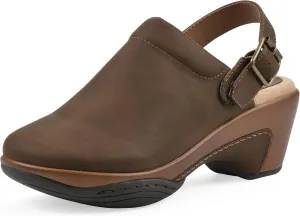 WHITE MOUNTAIN Women's Viewable Heeled Clog