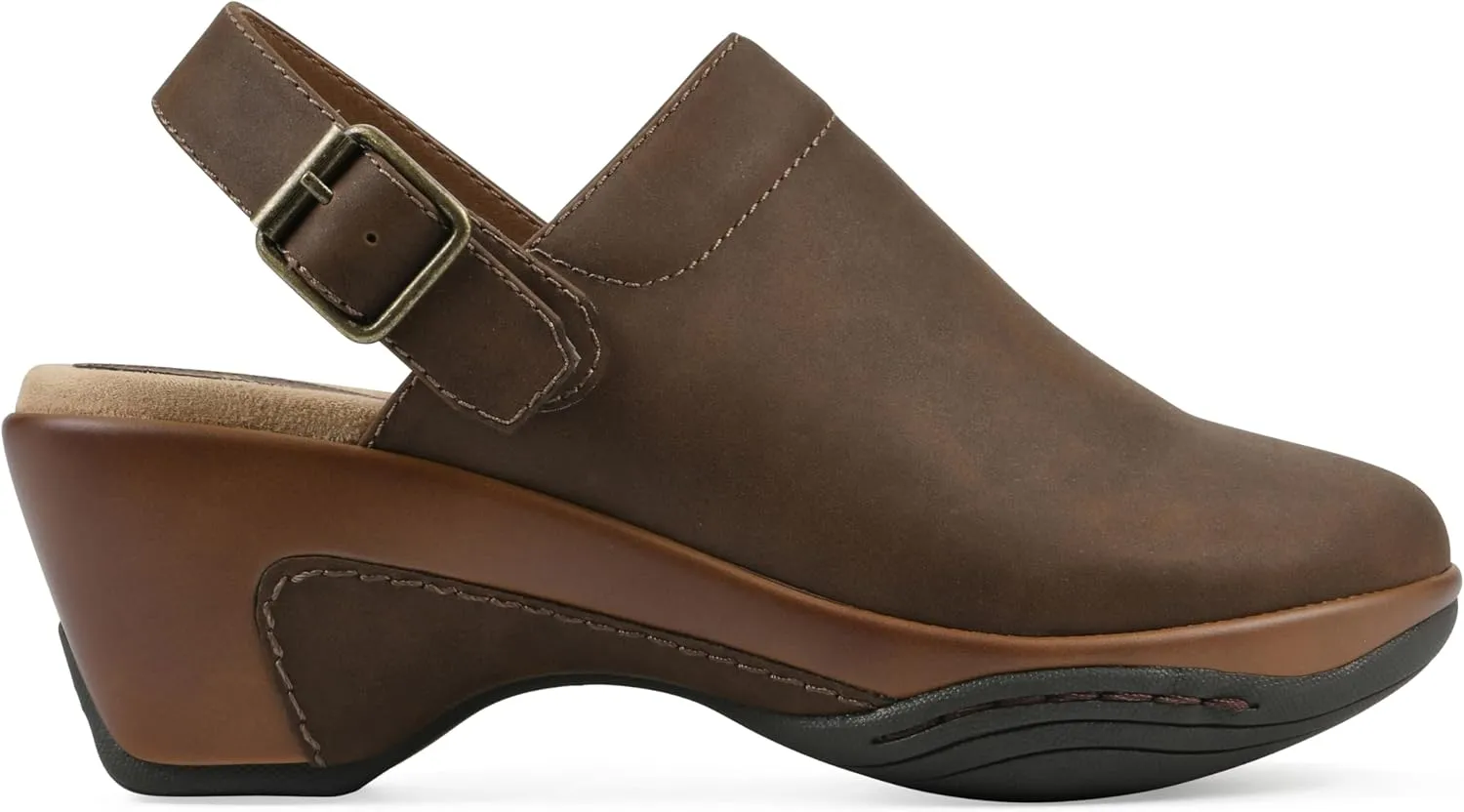 WHITE MOUNTAIN Women's Viewable Heeled Clog