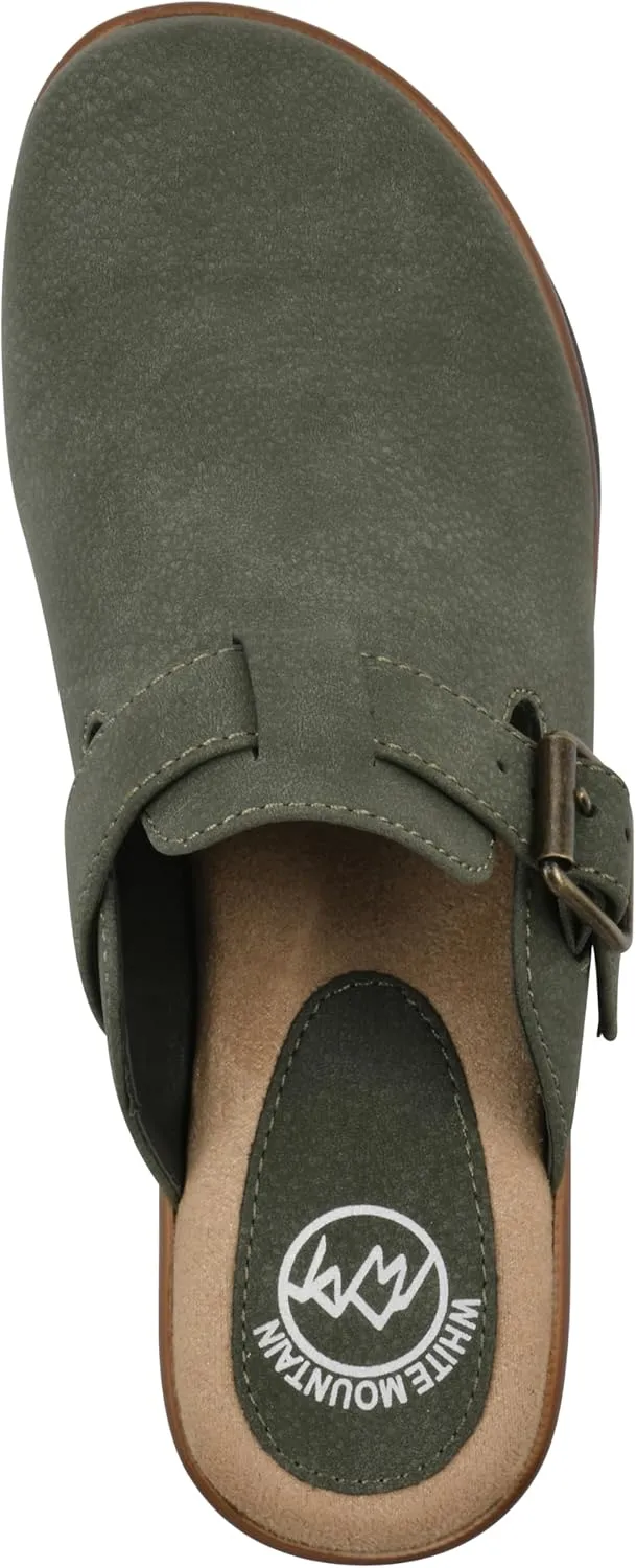 WHITE MOUNTAIN Women's Viewed Heeled Clog