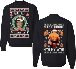wild custom apparel Merry Chrithmith Kith My Ath Funny Ugly Christmas Sweater Crewneck Sweatshirt
