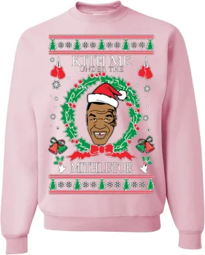 wild custom apparel Ugly Christmas Sweater 2024 COLLECTION LIGHT PINK Crew Neck Sweatshirt