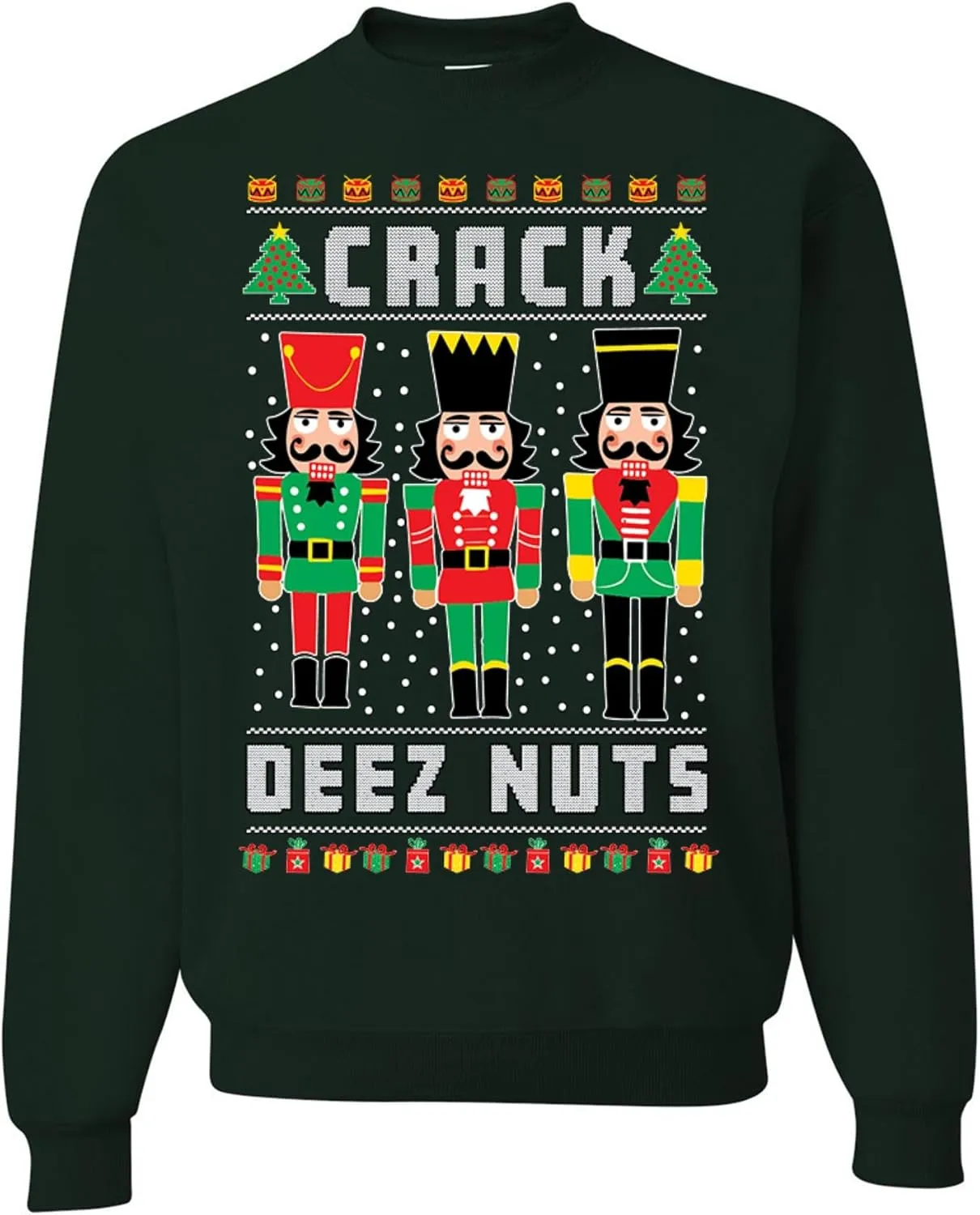 wild custom apparel Ugly Christmas Sweater TRENDING NEWEST COLLECTION 3 Crew Neck Sweatshirt