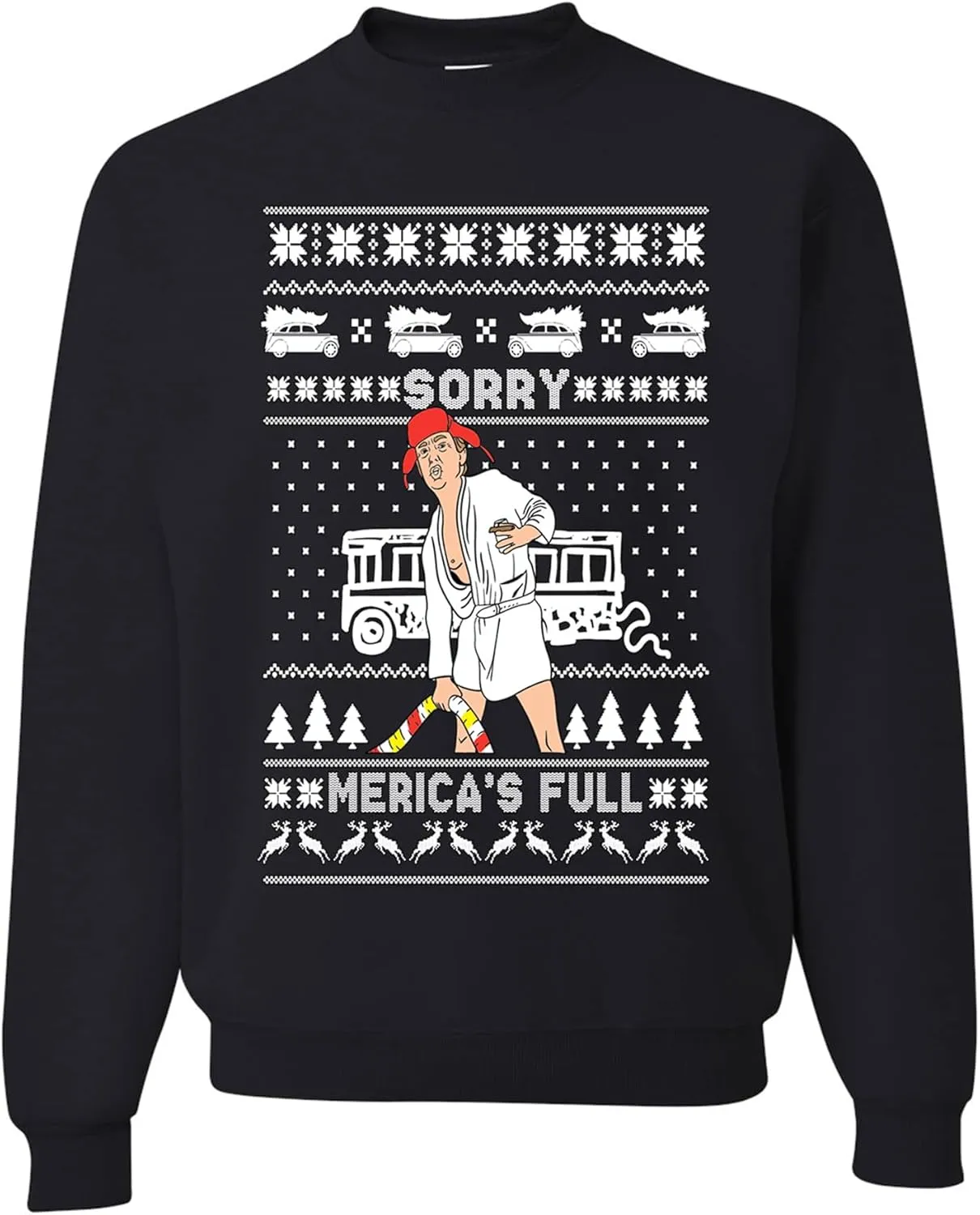 wild custom apparel Will Slap Chris Keep Santa's Name Out Your Mouth Funny Ugly Christmas Sweater Sweatshirt